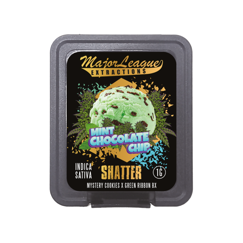 Major Shatter Mint Chocolate Chip